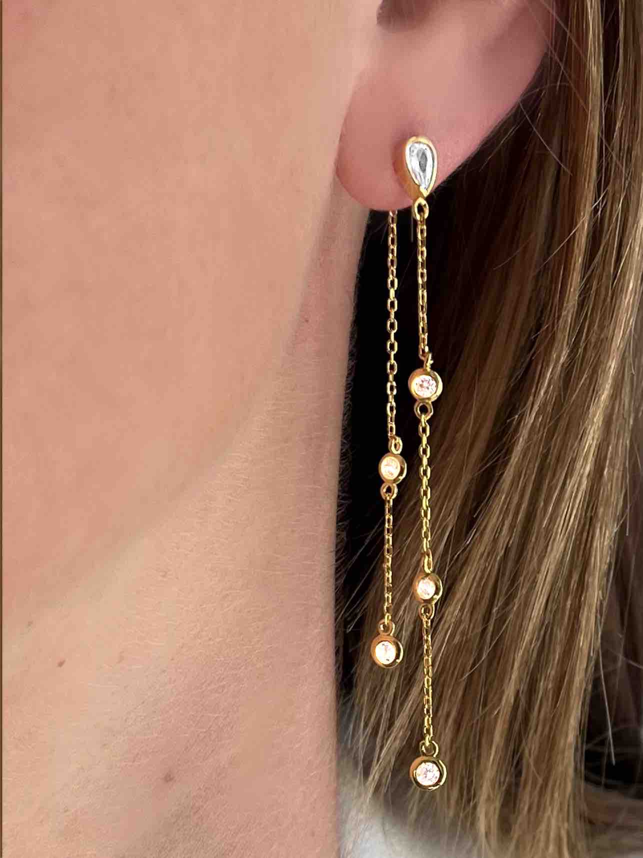 Boucles d'oreilles Luna