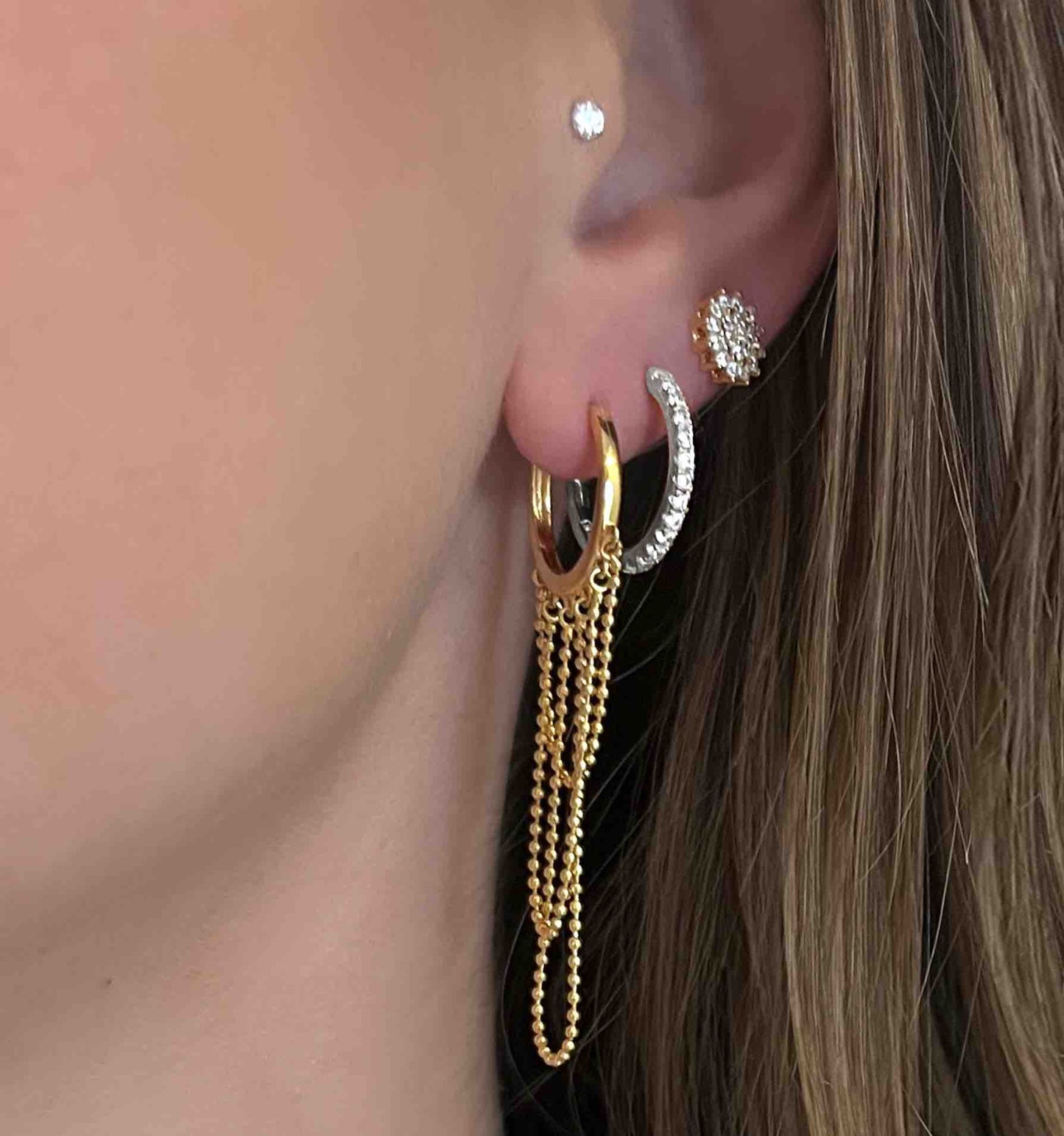 Boucles d'oreilles Luna