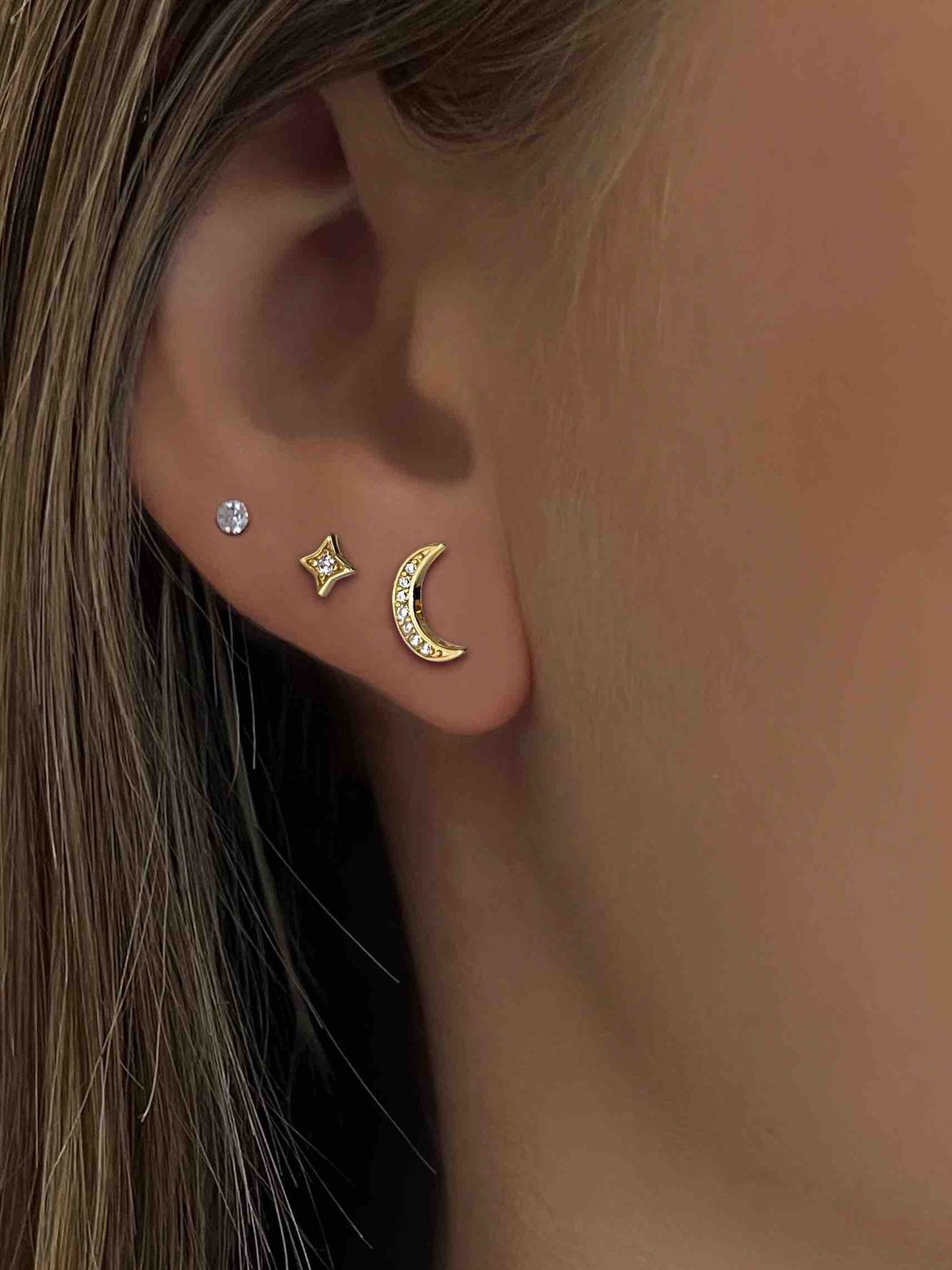 Boucles d'oreilles Luna