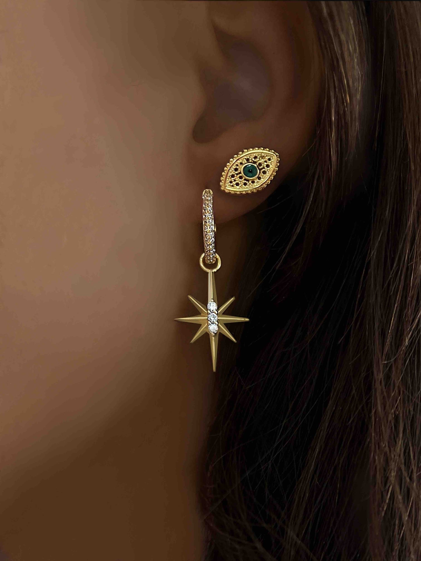 Boucles d'oreilles Luna