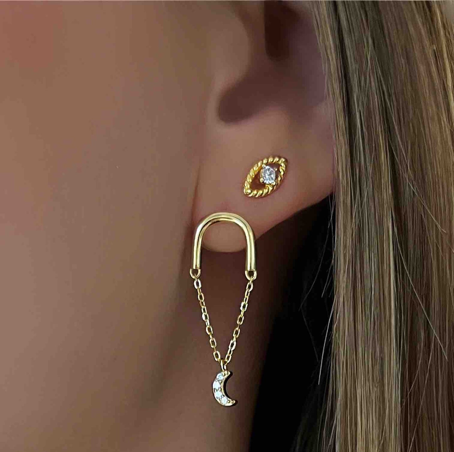 Boucles d'oreilles Luna