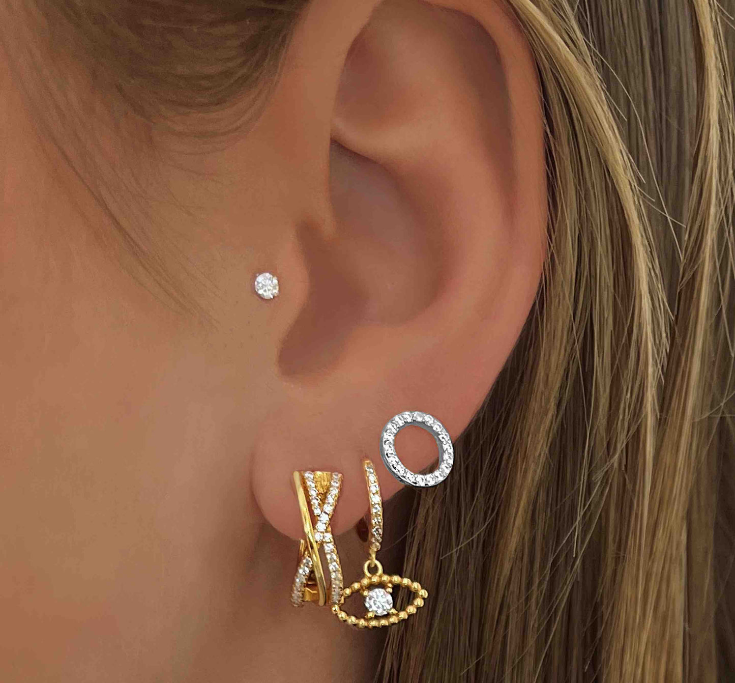 Boucles d'oreilles Luna