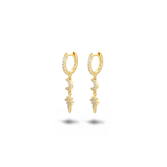 Boucles d'oreilles Luna