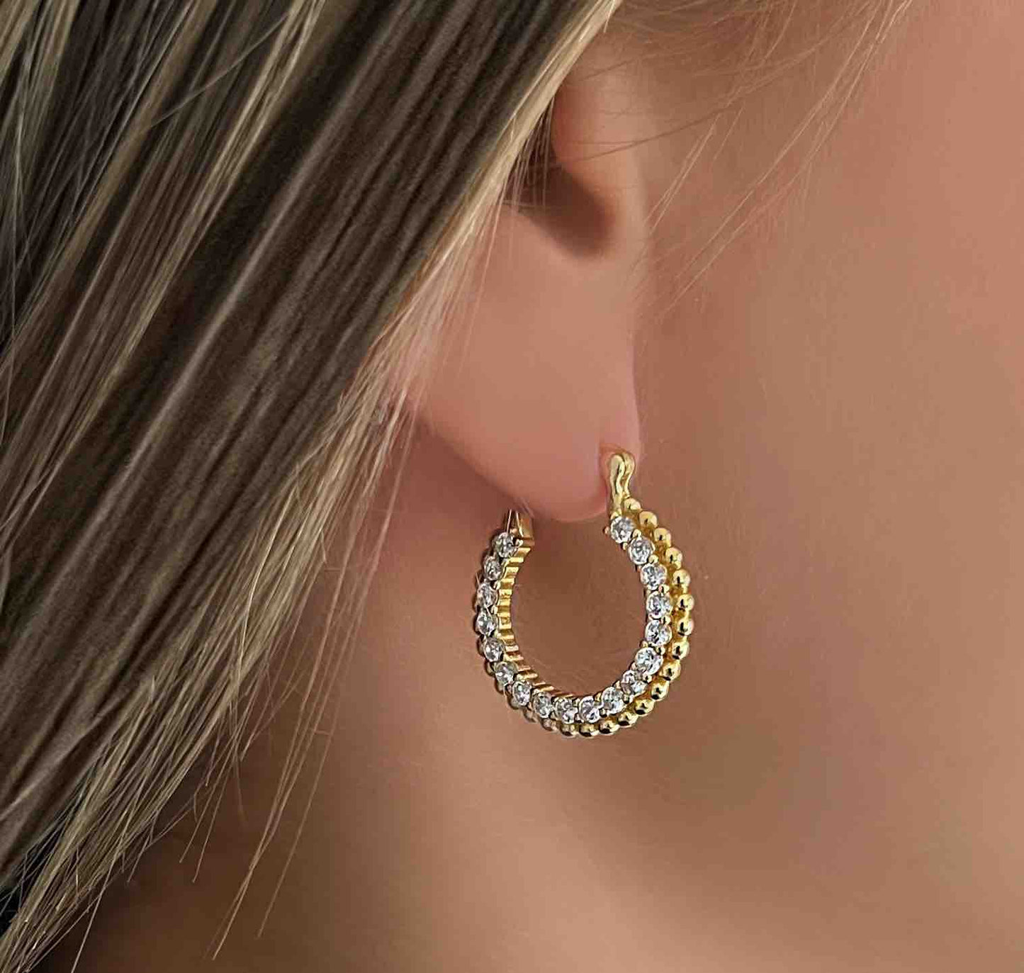 Boucles d'oreilles Luna